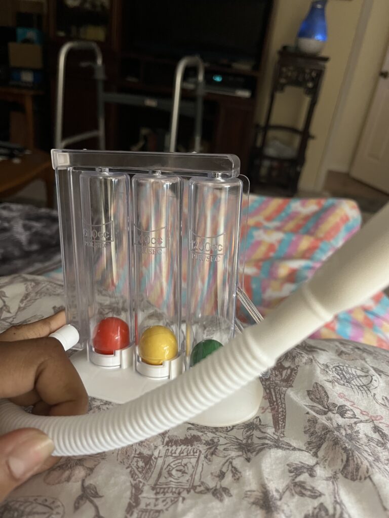 Leesang Services, Plastic Surgery Recovery, Contact Leesang Services, Incentive Spirometer