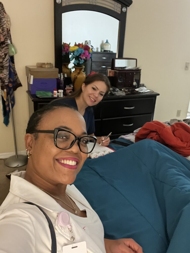 nurse at your bedside